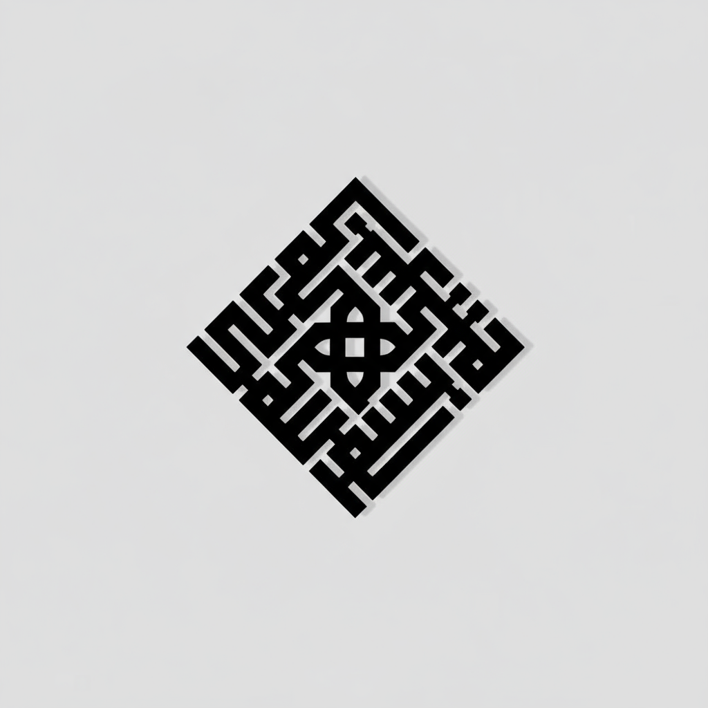 metal wall art of Bismillah on a light background - بسم الله الرحمن الرحيم