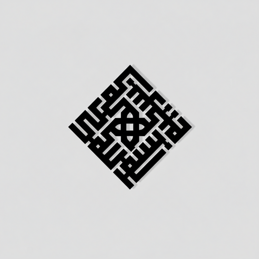 metal wall art of Bismillah on a light background - بسم الله الرحمن الرحيم